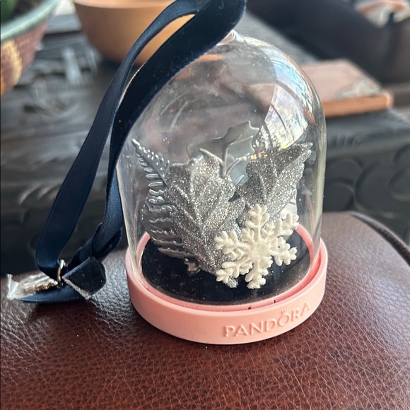 Pandora Pink and Silver Holiday Ornament - Picture 2 of 2